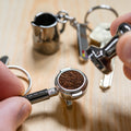 Coffee & Latte-Art Keychain Bundle 3 Unit Gift Set