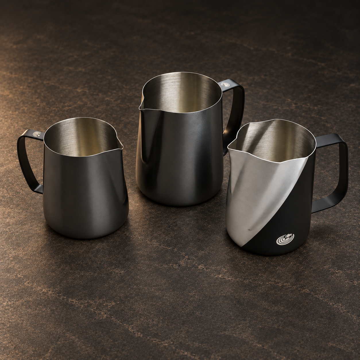 Vortex and Ultra Sharp 2.0 three-pitcher set in Matte Black
